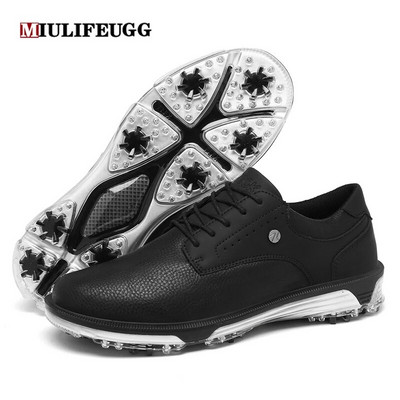 Pantofi de golf impermeabili, pantofi de golf pentru bărbați, pantofi de golf pentru bărbați, încălțăminte pentru golf în aer liber, mers, pantofi sport, caddy, respirabil, atletic 40-47