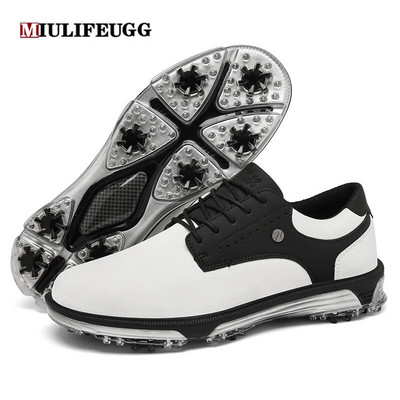Pantofi de golf impermeabili, pantofi de golf pentru bărbați, pantofi de golf pentru bărbați, încălțăminte pentru golf în aer liber, mers, pantofi sport, caddy, respirabil, atletic 40-47