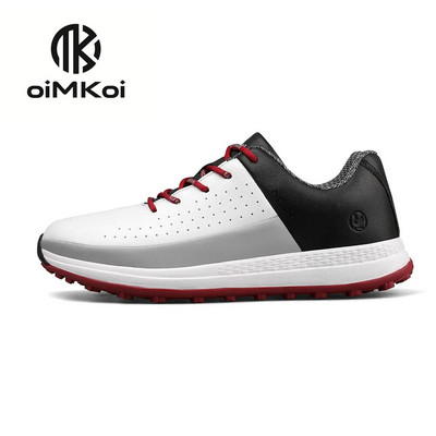 Νέα ανδρικά παπούτσια γκολφ Αδιάβροχα αντιολισθητικά αθλητικά παπούτσια Περιστροφική πόρπη για ανδρικά παπούτσια προπόνησης γκολφ εξωτερικού χώρου