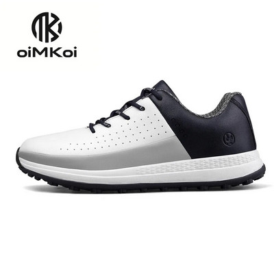 Νέα ανδρικά παπούτσια γκολφ Αδιάβροχα αντιολισθητικά αθλητικά παπούτσια Περιστροφική πόρπη για ανδρικά παπούτσια προπόνησης γκολφ εξωτερικού χώρου