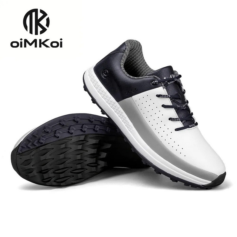 Νέα ανδρικά παπούτσια γκολφ Αδιάβροχα αντιολισθητικά αθλητικά παπούτσια Περιστροφική πόρπη για ανδρικά παπούτσια προπόνησης γκολφ εξωτερικού χώρου