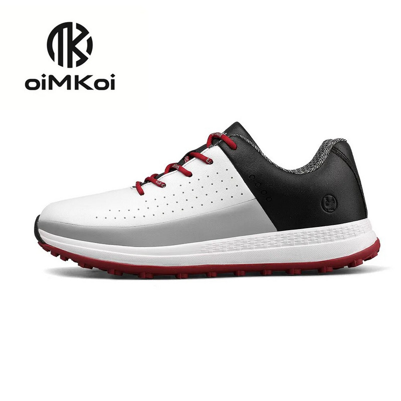 Νέα ανδρικά παπούτσια γκολφ Αδιάβροχα αντιολισθητικά αθλητικά παπούτσια Περιστροφική πόρπη για ανδρικά παπούτσια προπόνησης γκολφ εξωτερικού χώρου