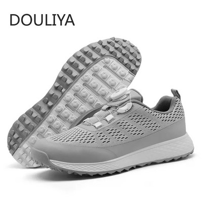 Pantofi de golf profesioniști de vară pentru bărbați. Încălțăminte de golf ușoară