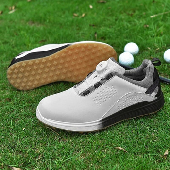Обувки за голф Мъжки водоустойчиви спортни маратонки за голф Дамски голф Неплъзгащи се обувки за голф На открито Удобни обувки за ходене Дишащи