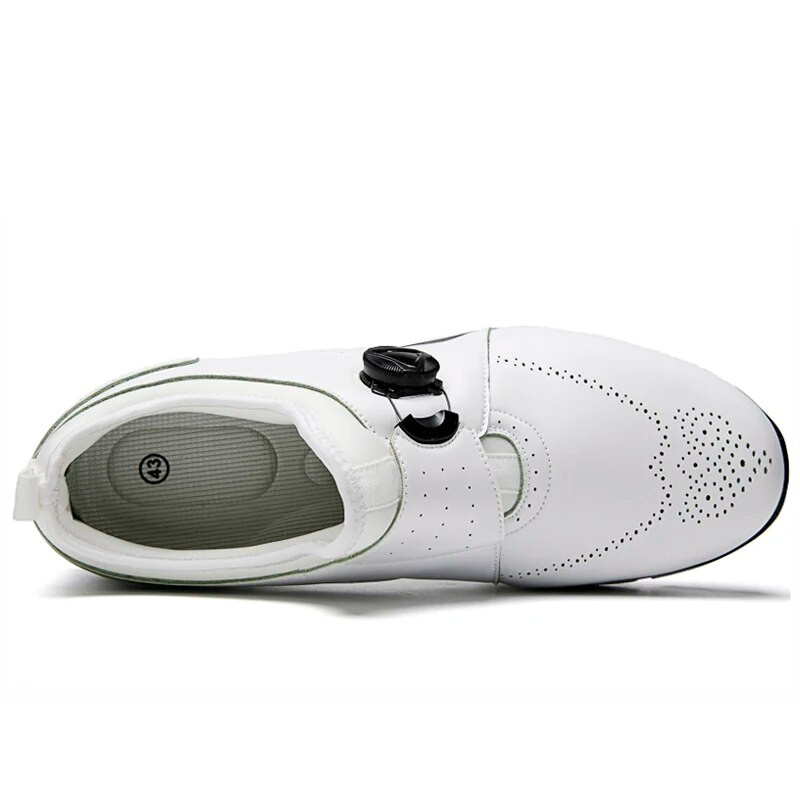 Natūralios odos golfo batai Vyriški, atsparūs vandeniui be smaigalių vaikščiojimo treniruokliai, golfo sportbačiai, moteriški golfo sportiniai batai, didelis 47 dydis