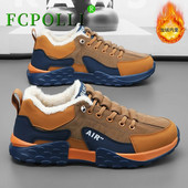 Pantofi de golf calduri de iarnă pentru bărbați, pantofi de sport anti-alunecoși, pentru bărbați, plus catifea pentru antrenament, pantofi sport din cauciuc pentru bărbați