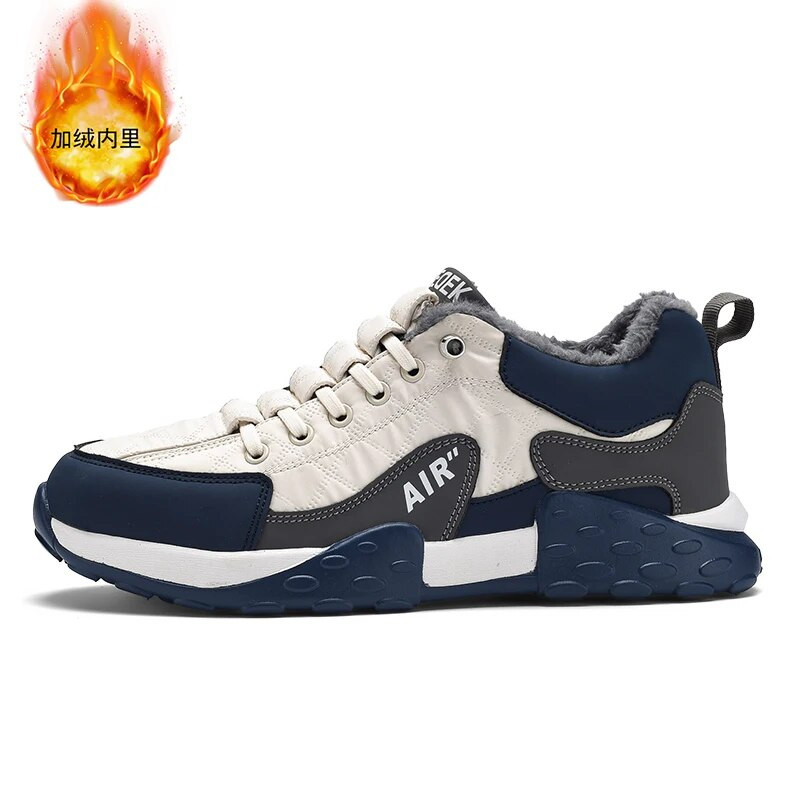 Žiemos šilti vyriški golfo batai nuo slidumo sportiniai sportbačiai vyrams plius Velvet golfo treniruotės Vyriški guminiai sportiniai batai vyrams