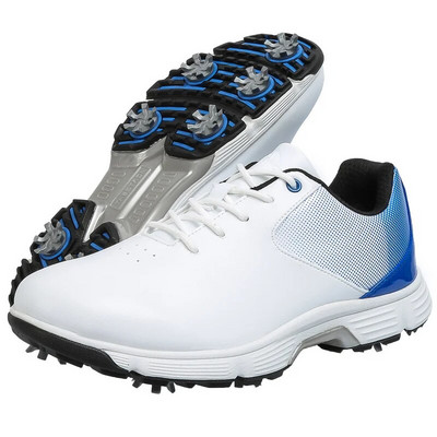 Pantofi de golf cu vârfuri noi, bărbați, mărime mare, 39-48, pantofi de golf impermeabili, încălțăminte de lux pentru mers în aer liber, pantofi de mers anti-alunecare