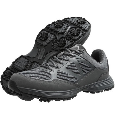 Pantofi de golf cu vârfuri noi, bărbați, mărime mare, 39-48, pantofi de golf impermeabili, încălțăminte de lux pentru mers în aer liber, pantofi de mers anti-alunecare