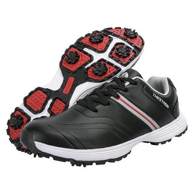 Pantofi de golf cu vârfuri noi, bărbați, mărime mare, 39-48, pantofi de golf impermeabili, încălțăminte de lux pentru mers în aer liber, pantofi de mers anti-alunecare