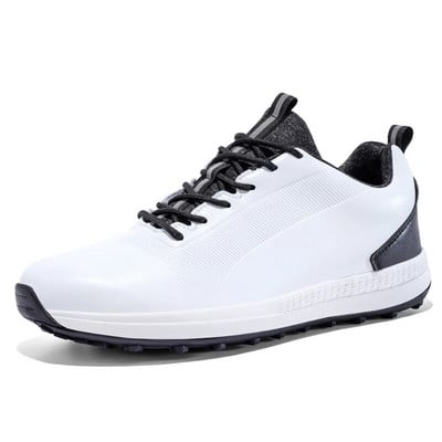 2023 Pantofi de golf confortabili pentru bărbați, mărime mare, 39-48, pantofi profesioniști de golf fără vârfuri, anti-alunecare, impermeabili, încălțăminte de mers pentru golfist
