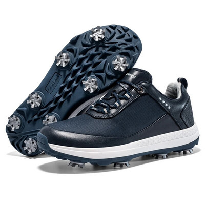 Bărbați, mărime mare, 39-49, pantofi de golf cu vârfuri, pantofi profesioniști de antrenament anti-alunecare, confortabili, impermeabili, de lux.