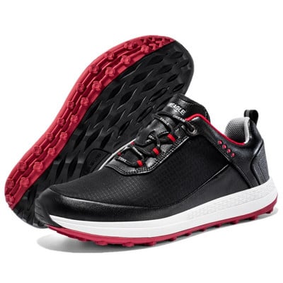 Bărbați, mărime mare, 39-49, pantofi de golf cu vârfuri, pantofi profesioniști de antrenament anti-alunecare, confortabili, impermeabili, de lux.