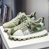 Vyriški armijos žalieji golfo batai neslidūs golfo žaidėjo treniruotės sportiniai sportbačiai Patogūs pavasariniai golfo sportbačiai