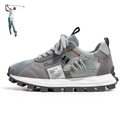 Vyriški armijos žalieji golfo batai neslidūs golfo žaidėjo treniruotės sportiniai sportbačiai Patogūs pavasariniai golfo sportbačiai