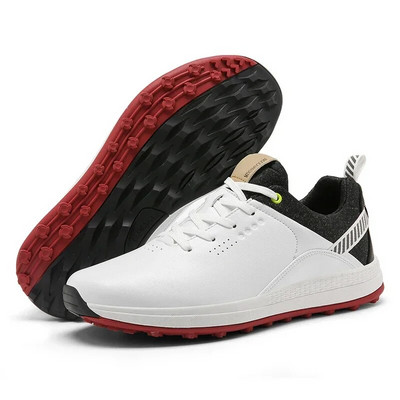 Pantofi de golf pentru bărbați, pantofi de golf profesioniști, impermeabili, sport, iarbă, pantofi de golf pentru femei, pantofi comozi pentru mers, negri