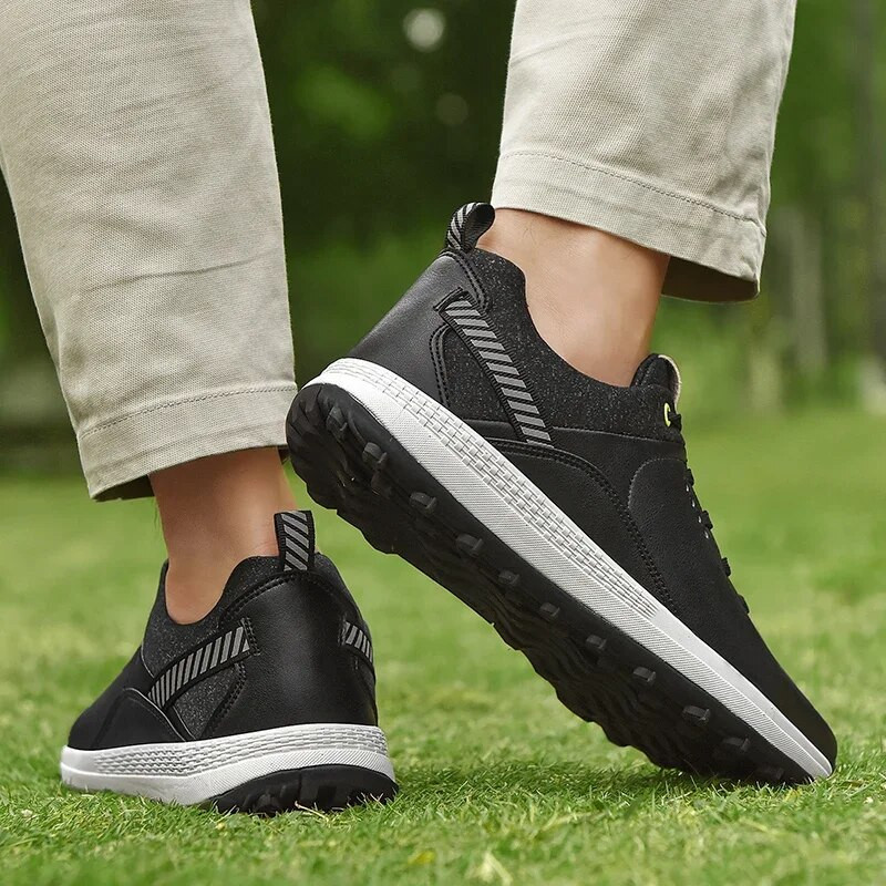 Golfo batai Vyriški Profesionalūs Vandeniui Neperšlampami Golfo Žaidėjai Sportiniai Sneakers Turf Grass Golfo Batai Moterims Patogūs vaikščiojimo Sneakers Juodi
