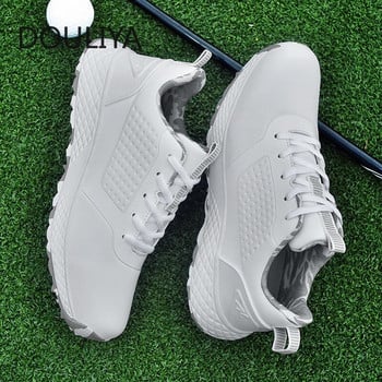 Водоустойчиви обувки за голф Дамски удобни маратонки за голф Спорт на открито Обувки за ходене Спортни спортни маратонки против приплъзване 35-41