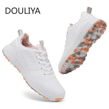 Водоустойчиви обувки за голф Дамски удобни маратонки за голф Спорт на открито Обувки за ходене Спортни спортни маратонки против приплъзване 35-41