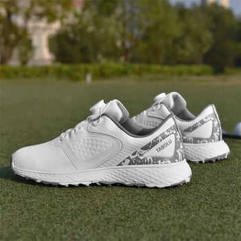 Двойка Ежедневни обувки за голф Мъжки водоустойчиви спортни маратонки за голф Дамски голф Професионални неплъзгащи се обувки за голф на открито