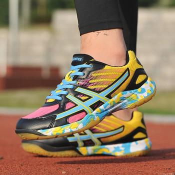 Nauji moteriški sportbačiai Vyriški badmintono batai šviesiai juodi, kvėpuojantys moteriški lauko sporto treniruotės Moteriškos lengvosios atletikos sportiniai rožiniai žalia