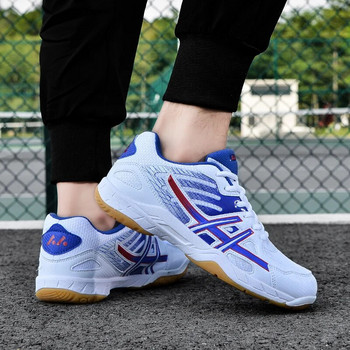 Nauji moteriški sportbačiai Vyriški badmintono batai šviesiai juodi, kvėpuojantys moteriški lauko sporto treniruotės Moteriškos lengvosios atletikos sportiniai rožiniai žalia