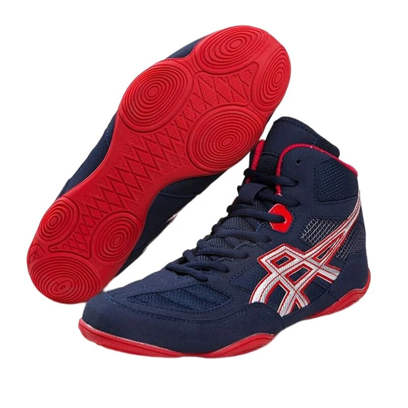 Profesionalūs unisex bokso batai, kvėpuojantys, dėvėjimuisi atsparūs neslystantys imtynių batai Koviniai sportbačiai treniruoklių salės treniruočių avalynė