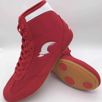 Марка TaoBo HONGGANG Малък размер 28 29 Детски обувки за борба Ботуши за възрастни със средна кройка Тренировъчни ботуши за бокс Леки обувки за вдигане на тежести