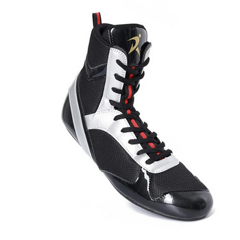 TaoBo Размер 35-46 Деца Възрастни Спортни бойни тренировки Високи обувки Боксови обувки Фитнес зала за борба Вдигане на тежести Обувки за клек на закрито