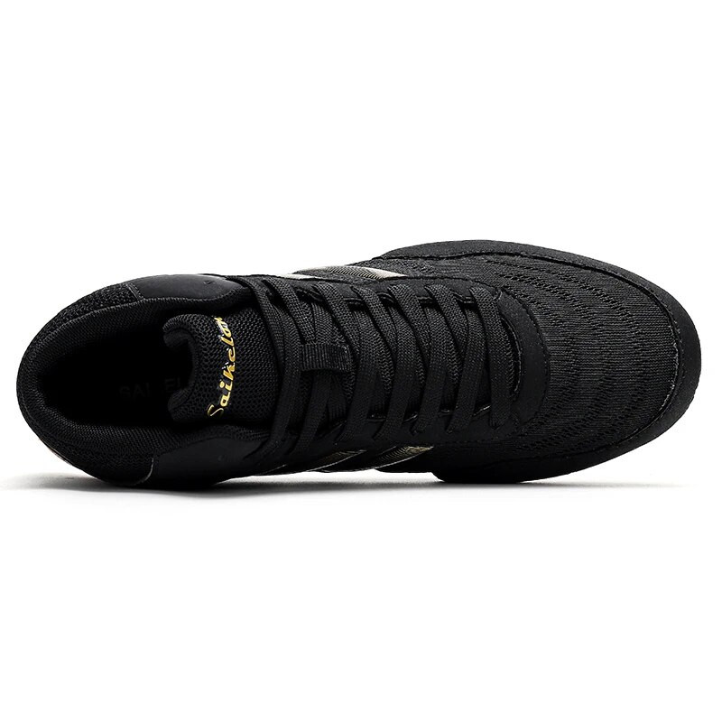 Vyriški imtynių batai pavasario ruduo Vyriški sporto salės treniruotės sportbačiai raudoni juodi aukštos kokybės vyriški profesionalūs bokso batai didelio dydžio