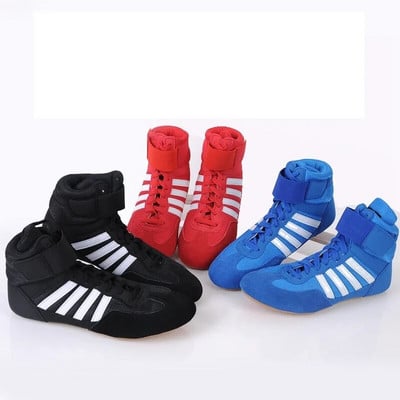 Wrestling Shoe Fighting  Boxing  Shoes Rubber Outsole Breathable For Men WOmen Child