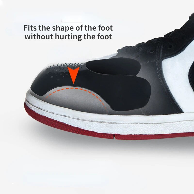 Crease Protector Shoe Care Sneaker Anti Crease Toe Caps Protector Orthopedic Sneakers Expander Shaper Support Pad Shoes Shield