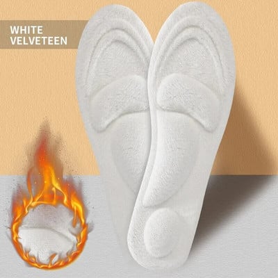 1 pár termálnych vložiek do topánok, 5D masážne strečové priedušné samoohrievacie vložky do topánok pre mužov a ženy, zimné teplé vložky do topánok