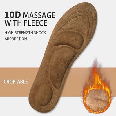 1 pár termálnych vložiek do topánok, 5D masážne strečové priedušné samoohrievacie vložky do topánok pre mužov a ženy, zimné teplé vložky do topánok