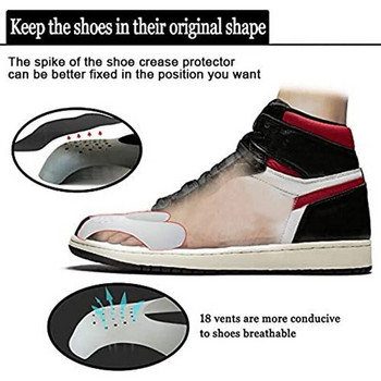 2 Pacs New Shoe Care Sneaker Anti Crease Toe Caps Protector Stretcher Expander Shaper Support Pad Shoes Αξεσουάρ