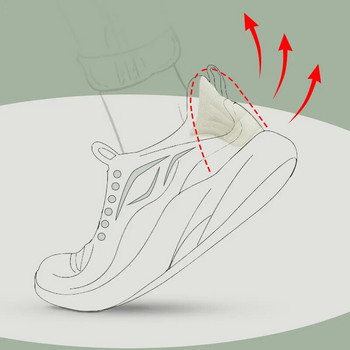 Επίθεμα εσωτερικής σόλας Αθλητικά παπούτσια Αυτοκόλλητο τακουνιού Αντι-φθορά Μαξιλαράκι φτέρνας Αντι-φθορά Μειωτικό μέγεθος αθλητικών παπουτσιών κατά της φουσκάλας Ένθετο μαξιλάρι τριβής