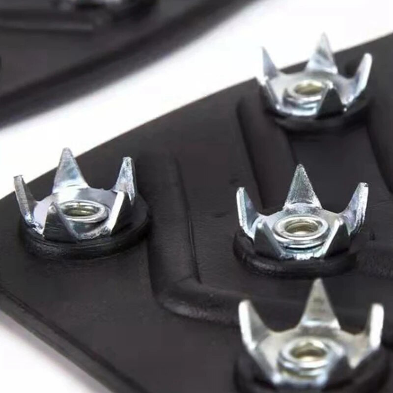 1 paar lumi jäähaarats Kõndimisjalatsid naelad Käepidemed Klambrid 8 naastud Libisemisvastased jalanõud Krambid Ohutustööriistad Talv