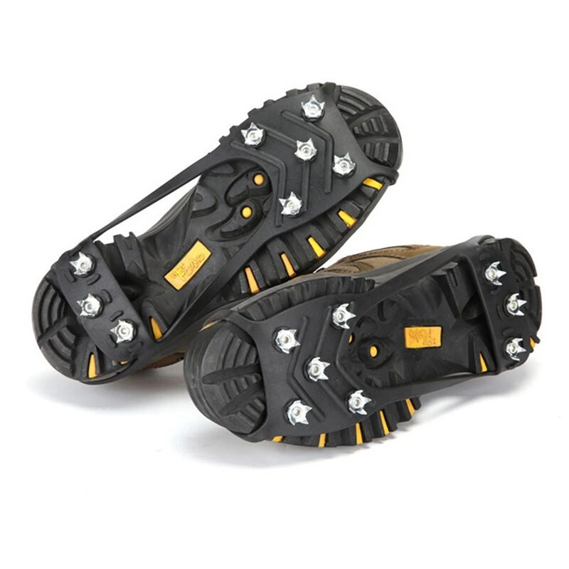 1 paar lumi jäähaarats Kõndimisjalatsid naelad Käepidemed Klambrid 8 naastud Libisemisvastased jalanõud Krambid Ohutustööriistad Talv