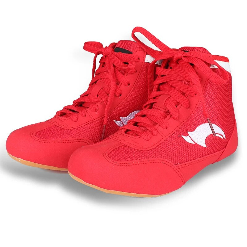 Juodi imtynių batai, moteriški, kvėpuojantys, neslystantys kovos treniruokliai, sportbačiai, poros, profesionalūs minkšti bokso imtynių batai