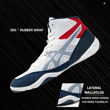 TaoBo Brand V63 Kid Size 30-38 Mid Cut Μπότες του μποξ Γυναικείες επαγγελματικά παπούτσια πάλης Αγόρια Squat Gym Fitness Fighting Sneakers