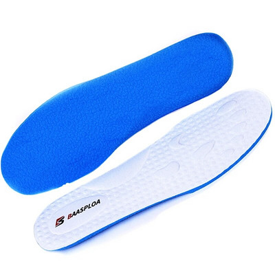 Baasploa uhiuued meeste sisetallad deodorant libisemiskindlad pehmed põrutusi summutavad spordijalatsid Pad hingavad naiste spordisisetallad