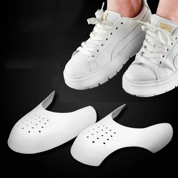 1 чифт маратонки щит за обувки против намачкване набръчкани обувки против намачкване поддържащи пръсти капачка за носене на топка за глава щит за глава мъже жени