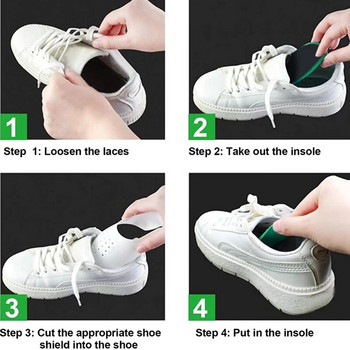 1 чифт маратонки щит за обувки против намачкване набръчкани обувки против намачкване поддържащи пръсти капачка за носене на топка за глава щит за глава мъже жени