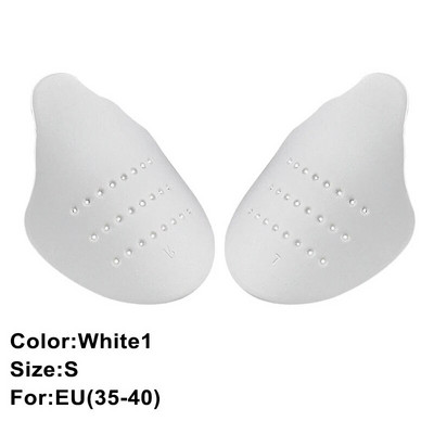 1 pereche de pantofi pantofi pantofi anti-încrețire încrețite anti-încrețire pantofi de susținere pentru vârful degetelor de la picior pentru cap bile pentru targă scut pentru cap bărbați femei