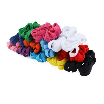 12 чифта плоски връзки за обувки Rainbow връзки за обувки Връзки за обувки Цветни плоски връзки за обувки Връзки за обувки Маратонки Кънки (смесени