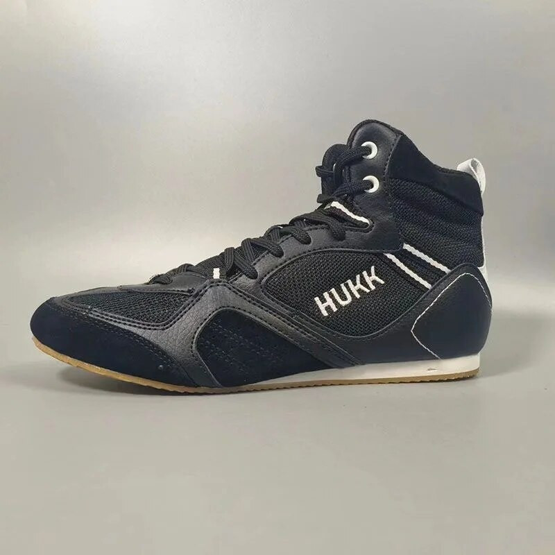 Profesionalūs vyrų, moterų, bokso batai, patvarūs sportiniai batai, didelis berniukas, juodi mėlyni imtynių batai.