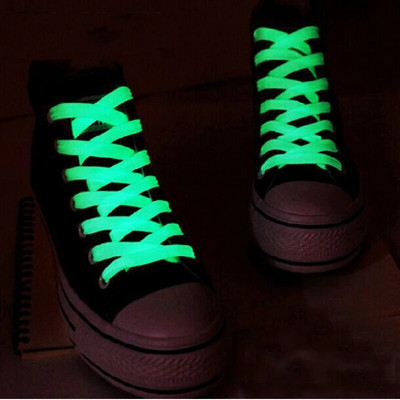 1,2 méteres világító színű cipőfűzők Luminous Luminous cipők Lapos vászon cipőfűzők Luminous sport alkalmi cipőfűzők
