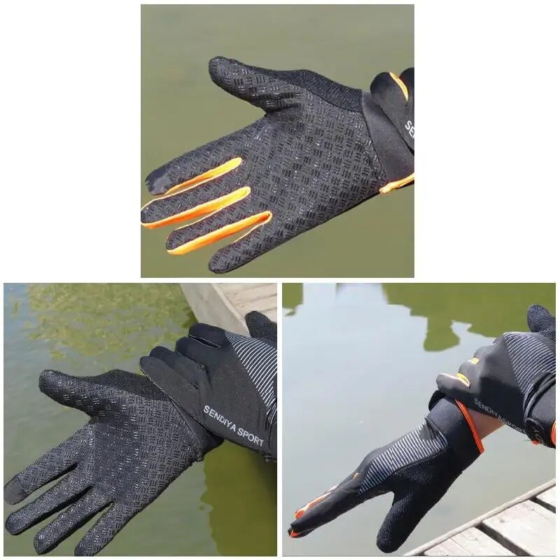 1 paar Jalgrattakindad Täissõrmega puuteekraaniga meeste naiste MTB kindad hingavad suvised labakindad MC889