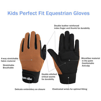 Atsparios vandeniui lauko sportinės dviračių pirštinės Vaikams Jodinėjimas Pirštinės Motociklas Važiavimas Dviračiais Berniukai Merginos Pristatymas