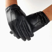 Muške rukavice od prave kože Jesen Zima Plus Tanke modne trendove Elegantne muške kožne rukavice za vanjsku vožnju Topla oprema